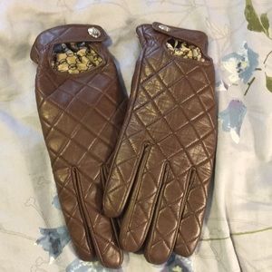 Michael Kors leather gloves